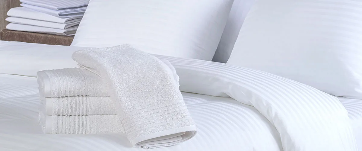 Bettwäsche in der Hotellerie